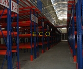 Estantes resistentes del almacenamiento de Warehouse, estantes de acero ajustables del almacenamiento del entresuelo de los montantes