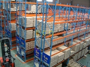 El almacenamiento de acero de Warehouse del pasillo del estilo estrecho de la plataforma atormenta/estante selectivo ajustable