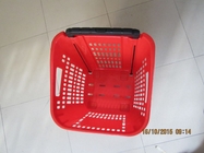 Supermercado PP que rueda la cesta de compras/el carro con cuatro ruedas