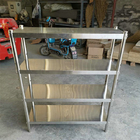 El metal libre del almacenamiento del acero inoxidable del moho deja de lado para Warehouse/la cámara fría ISO9002