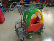 Los niños libres del moho embroman la carretilla/el carro de la compra de las compras para los niños