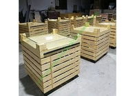 Soporte de fruta de madera del hipermercado durable con la barandilla de acrílico en el top